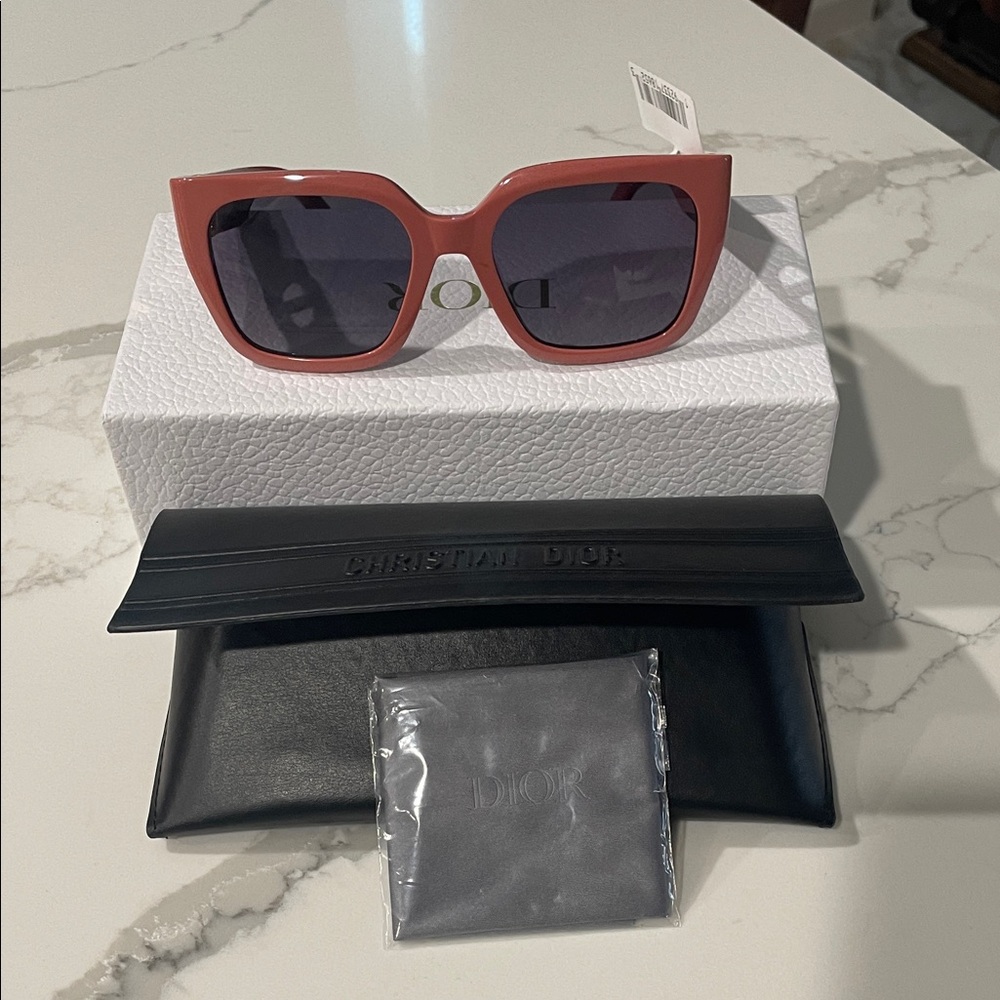 Dior Sunglasses in Matte Pink